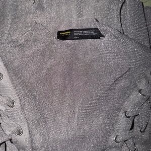 Finesse.us Sheer Metallic Maxi Dress